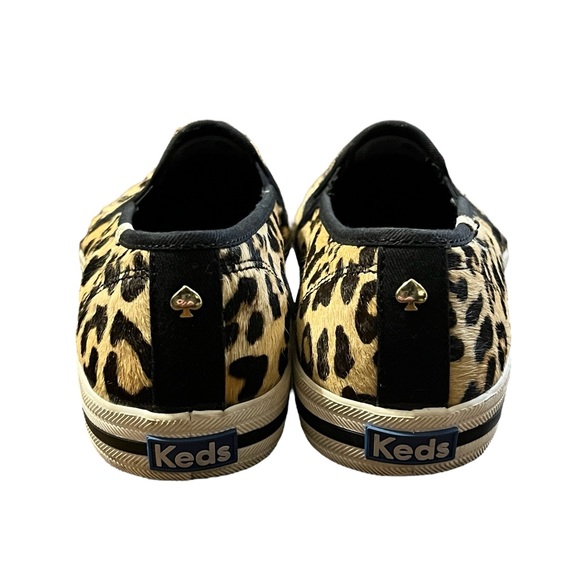 Keds Women's Kate Spade Double Decker Sneaker in Leopard - Picture 7 of 11